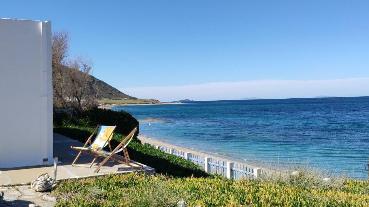 Вилла Anemos Seaside House Скирос Экстерьер фото